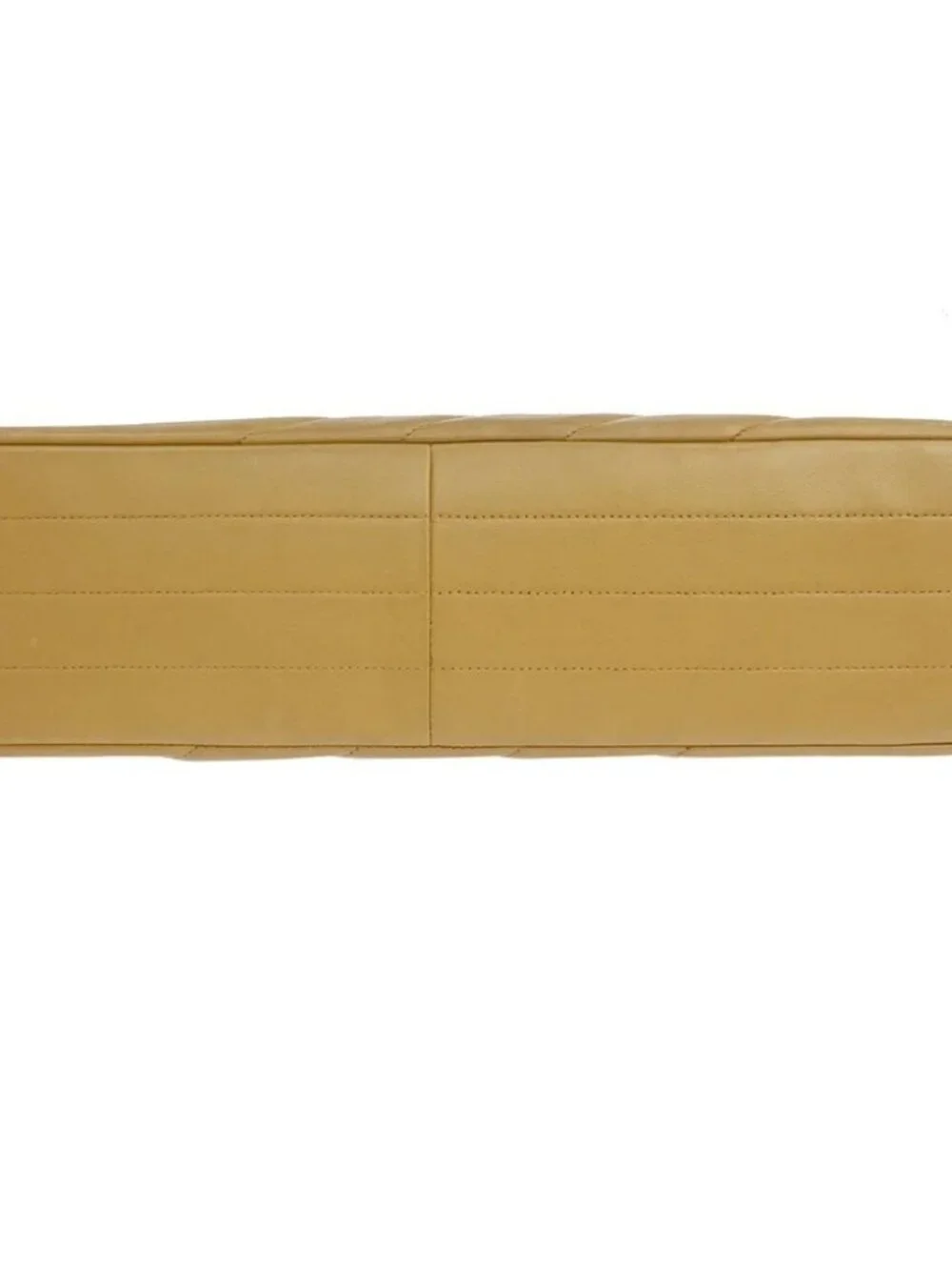 Chanel Beige Bias Stitch Medium Shoulder Bag